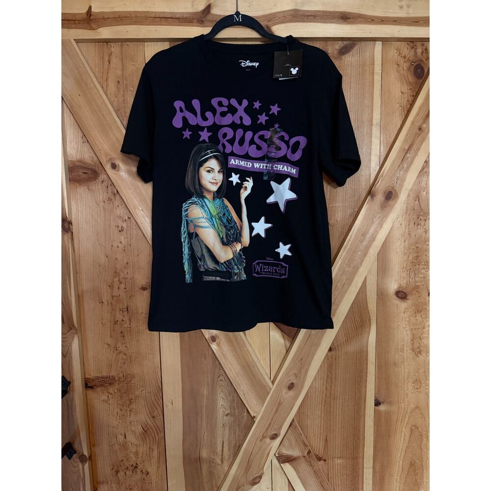 NWT Disney Wizards of Waverly Place Alex Russo Graphic Tee Y2K Nostalgia Size M